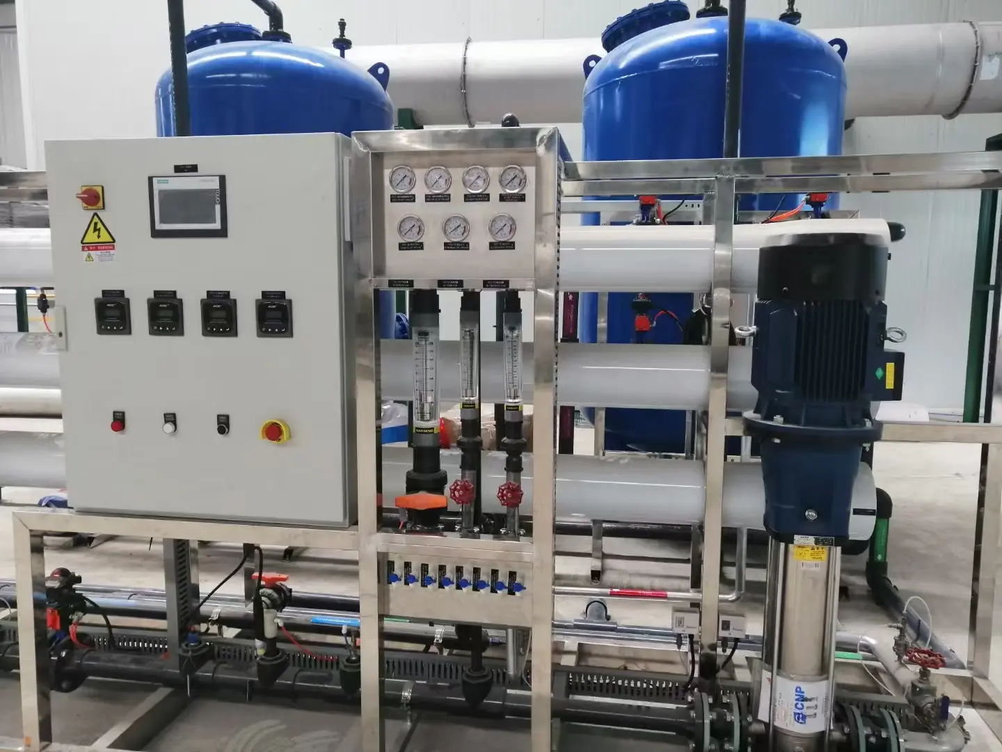 Water Treatment System with Electrical Control Panel Installed by Myst Enterprise